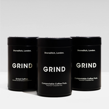 Load image into Gallery viewer, Black Tin of Grind Coffee