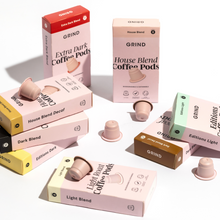 Load image into Gallery viewer, Grind x Shantell Martin Tin of Nespresso® Compatible Coffee Pods