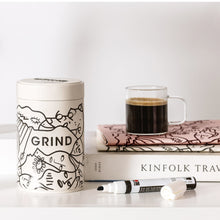 Load image into Gallery viewer, Grind x Shantell Martin Tin of Coffee