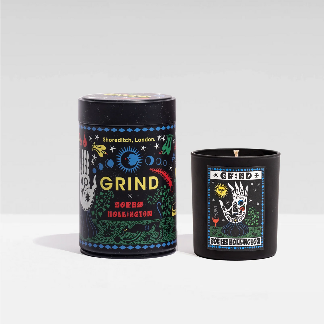 Grind x Sophy Hollington Tin & Candle Bundle