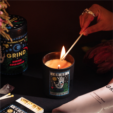 Load image into Gallery viewer, Grind x Sophy Hollington Tin &amp; Candle Bundle
