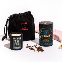 Load image into Gallery viewer, Grind x Sophy Hollington Tin &amp; Candle Bundle
