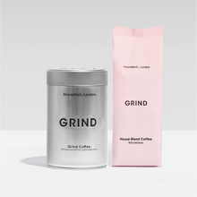 Load image into Gallery viewer, Silver Tin of Grind Coffee
